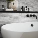 Laurent Grey Decor Matt Ceramic Wall Tile - 300x600mm