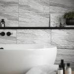 Laurent Grey Decor Matt Ceramic Wall Tile - 300x600mm