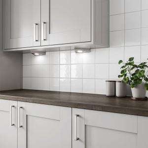 Bumpy Glossy White Ceramic Wall Tile - 150x150mm