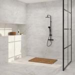 Iron White Lappato Glazed Porcelain Wall & Floor Tile - 600x1200mm
