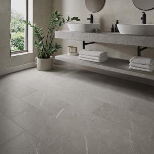 ClickLux Rodellar Stone Silver 6mm SPC Laminate Flooring - 305x610mm