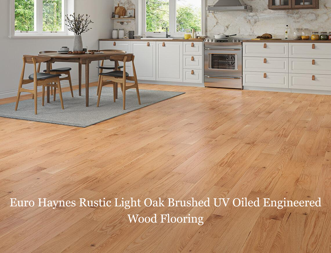 “Engineered Oak Flooring in UK Kitchen